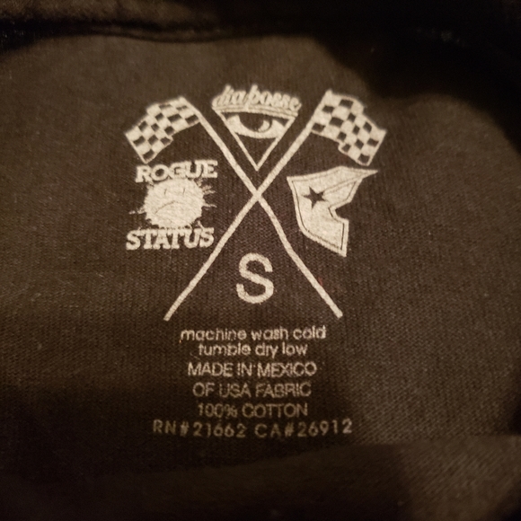 Famous Stars and Straps x Rogue Status T-Shirt - Picture 6 of 6